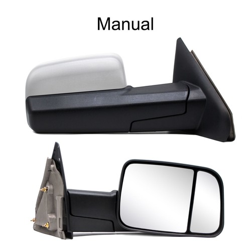 Towing Mirrors Fit For 200309 Dodge Ram 2500 3500 Chrome Cap Manual