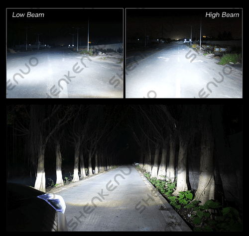 For Benz C230 2002-2007 - 6000K white Front LED Headlight 4X Bulbs Hi-Lo beam - Bild 2 von 10