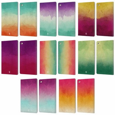 Head Case Colour Ombre Leather Book Case Wallpaper For Apple Ipad Mini 4 Ebay