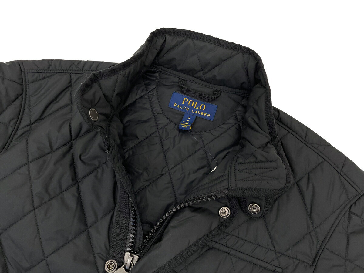 Polo Ralph Lauren Quilted Hunting Jacket Coat with leather