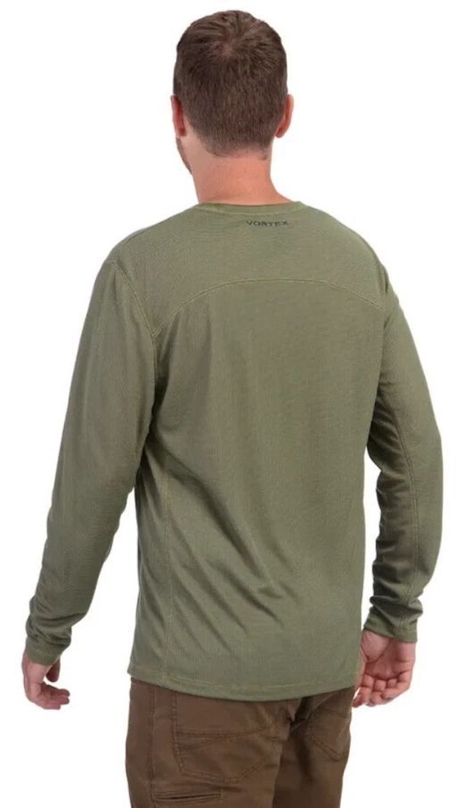 Camisa masculina manga longa Vortex Optics Full-Tine Performance Grid líquen profundo 3XL - Imagem 4 de 4