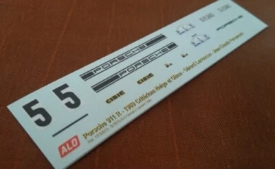 1969 NEIGE ET GLACE #5 PORSCHE 911R GERARD LARROUSSE/J.-C. PERRAMOND 1:43 DECALS - Photo 1/2