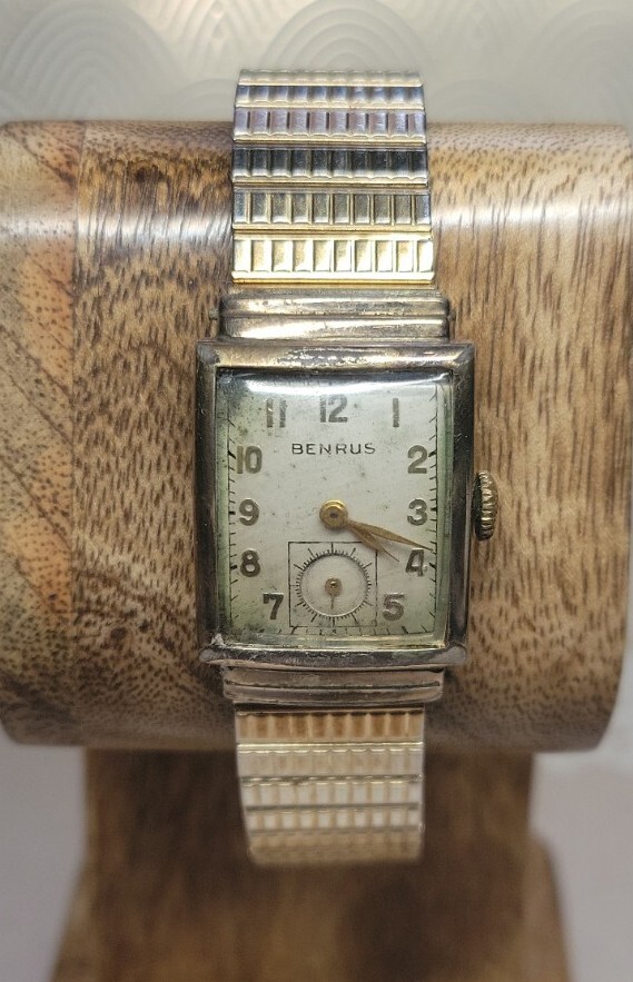 Benrus Men's Rectangular Watch Stepped Case (Need… - image 1