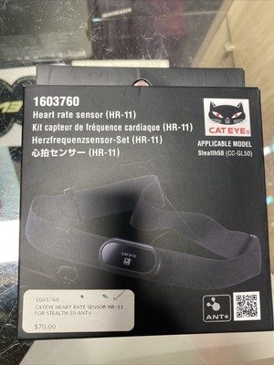 CatEye HR-11 ANT+ Heart Rate Sensor for CC-GL50 Stealth 50 New In Box