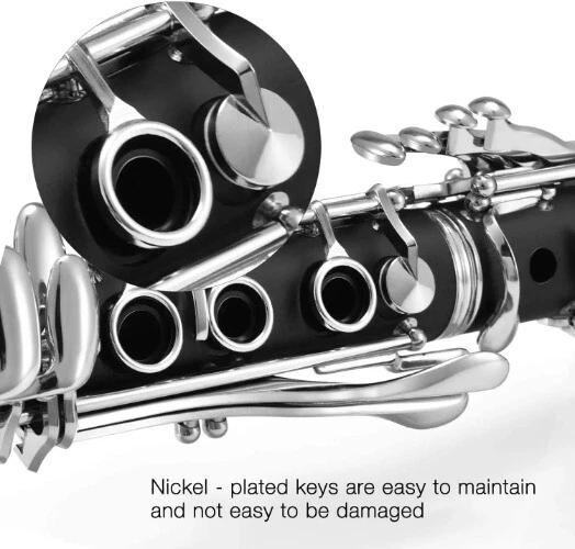 Clarinete BEGGINER YCL-255 Bb 17 llaves Sib klarnet/ABS material del cuerpo clarinete Foto 2 de 4