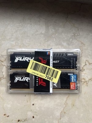 Kingston Fury Beast 64GB (2x32GB) DDR5-6000 CL40 RAM Speicher Kit Schwarz OVP