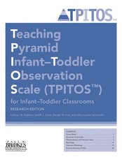 Teaching Pyramid Infant-Toddler Observation Scale (TPITOS) for Infant-Toddler Cl