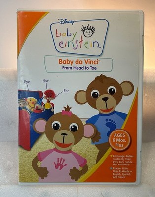 Baby Einstein: Baby da Vinci, From Head to Toe (DVD, 2004) W/ Case&Insert Tested