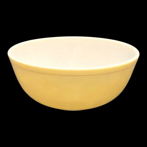 Vintage Pyrex Yellow #404 Large 4 QT Mixing Nesting Bowl 10 1/2" - Made in USA