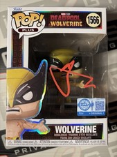 Hugh Jackman Signed Wolverine Funko Pop! Autograph ACOA - Marvel vs Deadpool