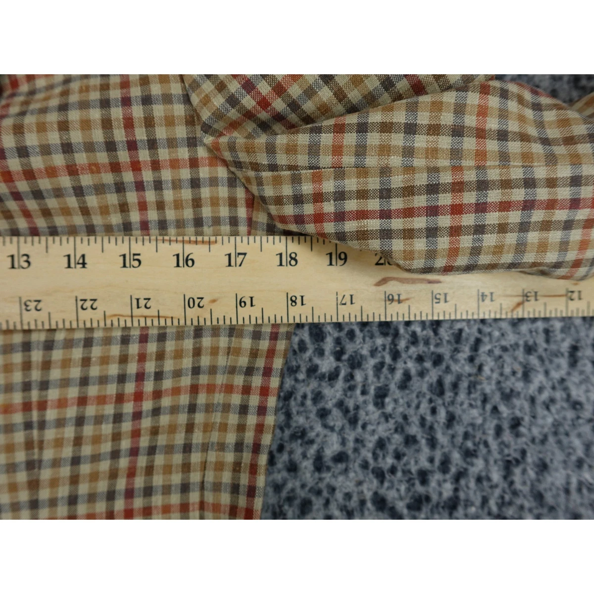 Blazer a Cuadros Burberrys Mujer M Rojo Tostado Vintage Dos Botones Chaqueta de Lana