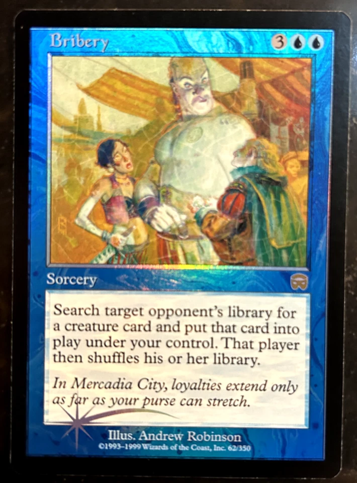 Bribery - FOIL - Mercadian Masques - Magic the Gathering MtG - Image 4 of 4
