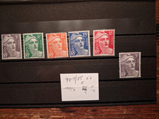 Stamps France, 1961 1 MNH, postal stamps Marianne Mi 501-505
