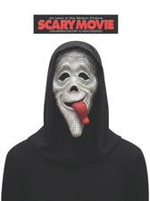 Fun World Scary Movie Wassup Bling Ghost Face Mask Halloween Costume Accessory