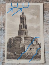 s/w Postkarte AK HAMBURG BISMARK-DENKMAL 1923...