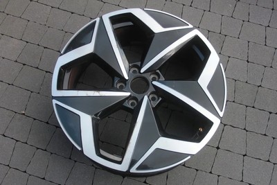 1x Alufelge 19 Zoll 7.5'' 5x112 50ET Glanz Schwarz 10A601025H VW Rim Wheel