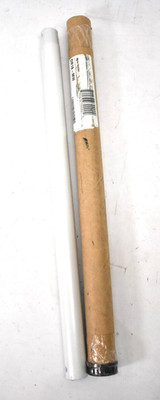 WAC Lighting 18'' Metal Ceiling Fan Extension Downrod Matte White Finish