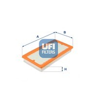 UFI Luftfilter Filtereinsatz FüR Fiat 500 C 0.9 Lancia Ypsilon Mito 30.376.00