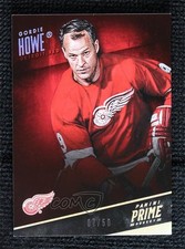 2013-14 Panini Prime Holo Silver 7/50 Gordie Howe #33 HOF 0i7t