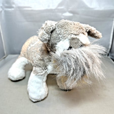 Ganz Webkinz Schnauzer HM159 Plush Dog - no code - Pre-Owned