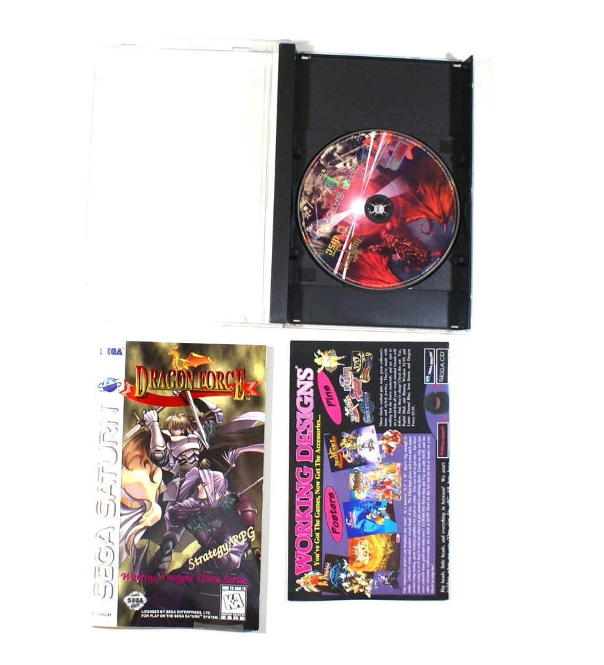 Dragon Force Sega Saturn CIB Great Condition! - Image 3 of 4