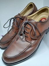Chaps  Men’s Brown Oxfords Tie Lace Dress Shoes Leather 10.5