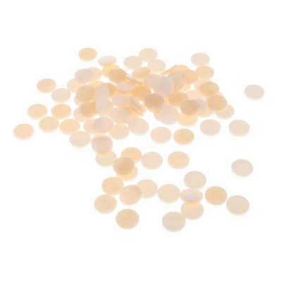 100 pcs 1/2'' Trumpet Cornet Valve Finger Key Buttons Inlays
