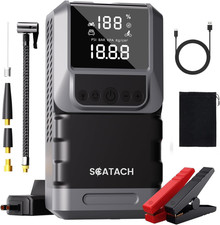 Jump Starter with Air Compressor, 6000A 150PSI Tire Inflator