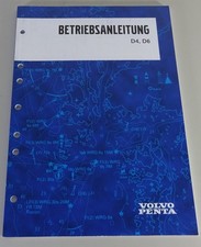 Betriebsanleitung Volvo Penta Motoren D4 / D6 Stand 03/2006