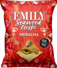 Emily Seaweed Crisps Sriracha 18g - 6 Pack