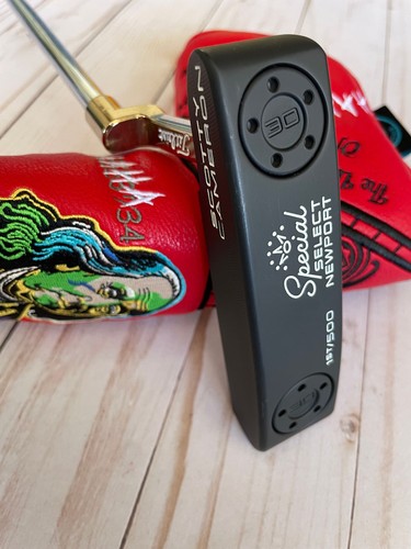 *NEW* Scotty Cameron SS Custom Black 1st of 500 Newport 34in Putter- Jet Set Cov - Picture 4 of 8