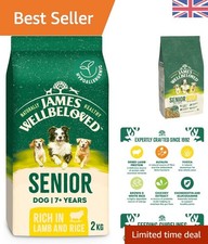 2kg Hypoallergenic Lamb & Rice Dry Food for Senior Dogs - Joint Support Formula 6.50 per kilo