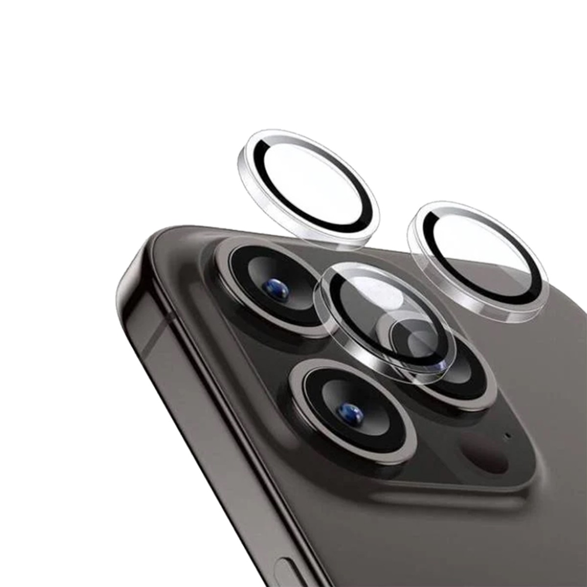 Protection objectif caméra iPhone 16 Pro Max verre trempé plat haute transparence