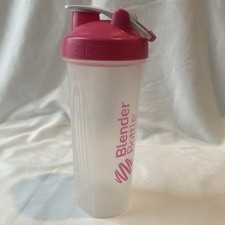 Blender Bottle Classic Shaker Bottle 32oz Protein Shake Cup w Pink Lid Only Used