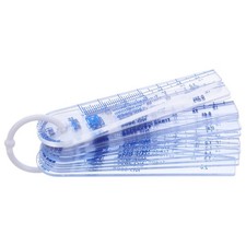 Snap Clearance Measuring Ruler Fire Door Gap Gauge Flatness Tool