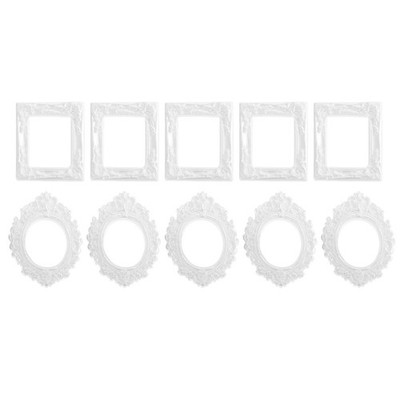  10 Pcs Kleiner Fotorahmen Winziger Bilderrahmen Vintage-Bilderrahmen