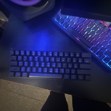 NEWMEN GM611 Gaming Keyboard,60% Percent Mechanical Keyboard 61 Keys LED Backlit