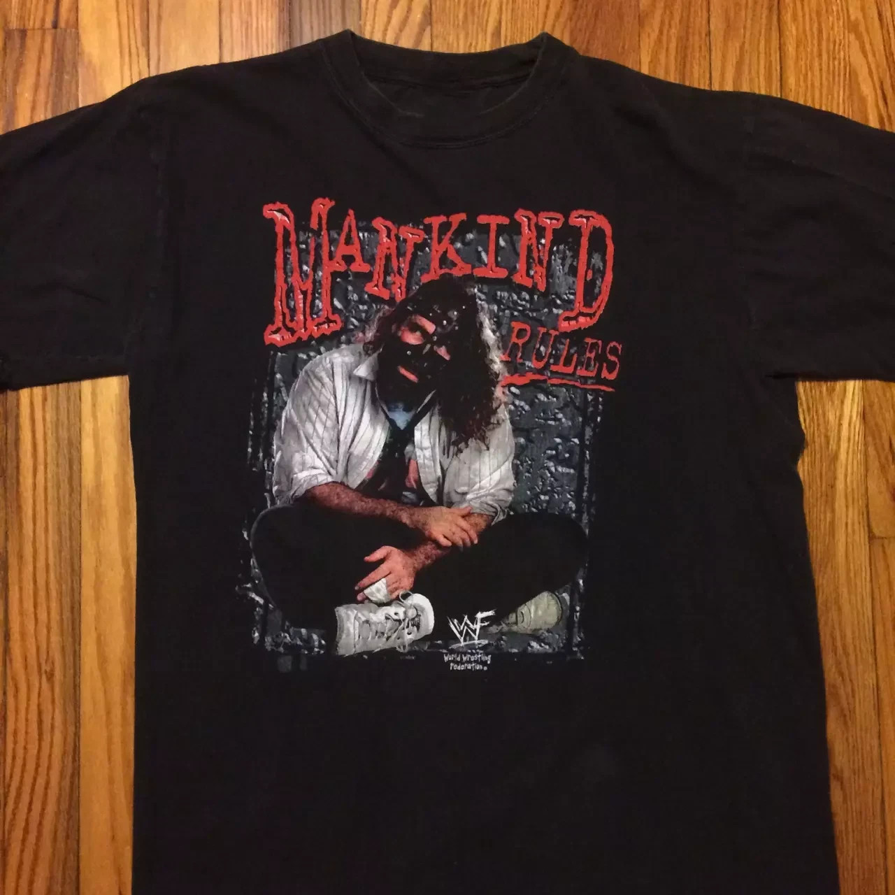Mick Foley Wrestling Mankind T Shirt Full Size S-5XL