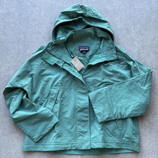 New PATAGONIA Women's XL Skysail Hooded Jacket Heartleaf Green 26540 $199