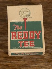 Vintage Box Of 1920  s Golf Tees: The Reddy Tee