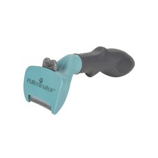 FURminator deShedding Tool Small Cats Short Hair Removes Loose Hair Blue