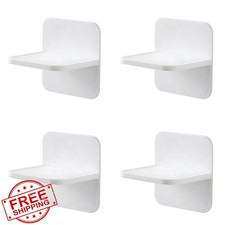 Furniture Anchors; 4pk; No Drill; Anti-Tip Wall Securing