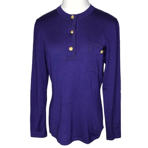 Salvatore Ferragamo, Salvatore Ferragamo Size Medium Vintage 1980’s/1990’s Authentic Wool Sweater
