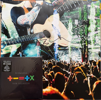 Ed Sheeran Autogramm - +-=÷× TOUR SAMMLUNG CD Album plus signiertes Poster