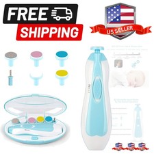 Clippers Electric: Baby Nail Trimmer Electric Kit Fingernails Toes Care Manic...