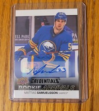 2021-22 Upper Deck Credentials Hockey Cards Checklist and Odds 39