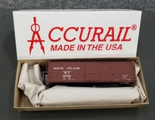 Accurail HO #4611 Rock Island 40' USRA DBL Sheath Box #155969 Unassembled Kit