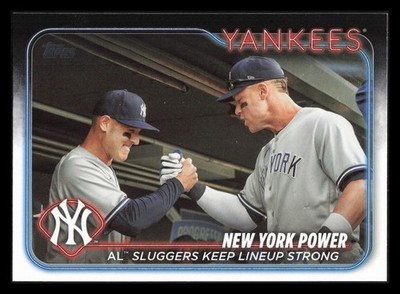 Aaron Judge Rizzo Power 2024 Topps #315 New York Yankees