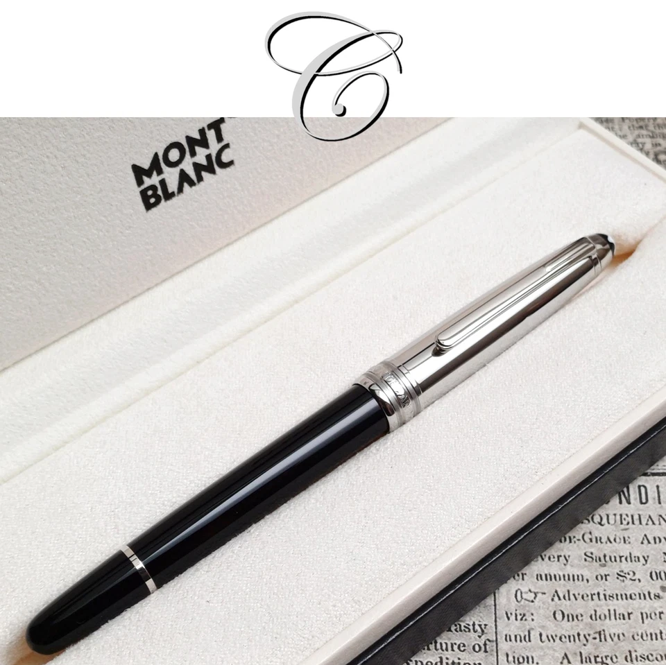Montblanc Meisterstück Classique 163 Solitaire Stainless Steel Doué Rollerball