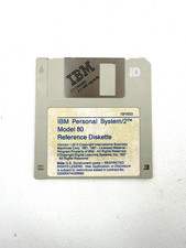 Vintage IBM PS/2 Model 80 Computer Reference Diskette Floppy Disk